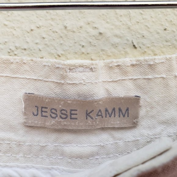 Jesse Kamm Wide Leg Crop Sailor Pants Salt White - Picture 9 of 12